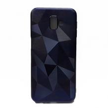 Силиконов калъф / гръб / PRISM GEOMETRIC TPU за Samsung Galaxy J6 2018 - син / призма