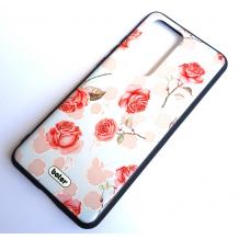 Твърд гръб със силиконов кант за Huawei P40 lite - Roses