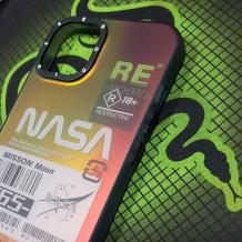 Луксозен неонов твърд гръб / case / за iPhone 15 Pro - NASA
