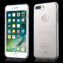 Луксозен силиконов калъф / гръб / TPU Mercury GOOSPERY Jelly Case за Apple iPhone 7 Plus - прозрачен