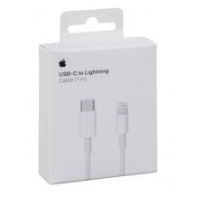 Оригинален кабел за зареждане и пренос на данни за Apple / USB-C to Lightning 1m - бял