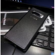 Луксозен твърд гръб за Samsung Galaxy Note 8 N950 - черен / кожен