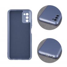 Силиконов калъф / гръб / TPU кейс Metallic Cover за Samsung Galaxy A52 4G / A52 5G / A52s 5G - светло син