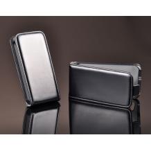 Кожен калъф тип Flip за Samsung Galaxy mini 2 S6500 - Черен (луксозен)