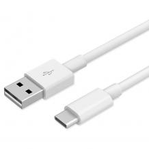 Оригинален USB кабел Type C за Huawei P30 - бял