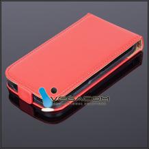 Кожен калъф Flip тефтер за Samsung G3500 Galaxy Core Plus - червен