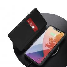 Кожен калъф Flip тефтер Magnetic Book със стойка за Samsung Galaxy S26 - черен