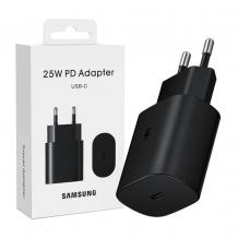 Оригинално Зарядно Samsung 25W 220v Super Fast Charger USB-C EP-TA800NBE -  A15 / A25 / A35 / A55 / S24 / S24 Plus / S24 Ultra