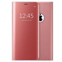 Луксозен калъф Clear View Cover с твърд гръб за Apple iPhone 8 Plus - Rose Gold