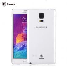 Твърд гръб / капак / BASEUS Sky Series за Samsung N910 Galaxy Note 4 - прозрачен