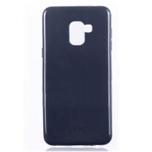 Луксозен силиконов калъф / гръб / TPU Roar LA-LA Glaze Series за Samsung Galaxy S9 Plus G965 - тъмно син / брокат