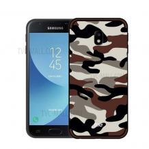 Силиконов калъф / гръб / TPU NXE Design за Samsung Galaxy J7 2017 J730 - камуфлаж / кафяв