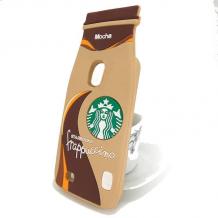 Силиконов калъф / гръб / TPU 3D за Samsung Galaxy Note 4 N910 - Starbucks / Frappuccino