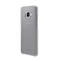 Оригинален гръб Clear Cover EF-QG955CBEGWW за Samsung Galaxy S8 Plus G955 - прозрачен / сив