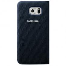 Оригинален калъф Flip Cover Wallet / EF-WG920BBE за Samsung Galaxy S6 G920 - син 