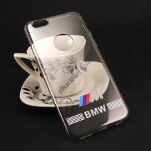 Твърд гръб за Apple iPhone 7 - прозрачен / BMW