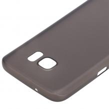 Ултра тънък предпазен твърд гръб TPU Ultra Thin за Samsung Galaxy S7 Edge G935 - черен