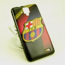 Силиконов калъф / гръб / TPU Case за Lenovo A536 - FC Barcelona / цветен