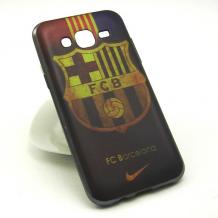 Силиконов калъф / гръб / TPU за Samsung Galaxy J5 J500 - цветен / FC Barcelona 