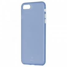 Луксозен твърд гръб BASEUS Slim Case за Apple iPhone 7 Plus / iPhone 8 Plus  - син