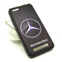 Силиконов калъф / гръб / TPU за Lenovo Vibe C / A2020 - Mercedes Benz / черен