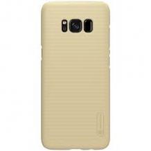 Луксозен твърд гръб Nillkin за Samsung Galaxy S8 Plus G955 - златист