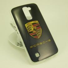 Силиконов калъф / гръб / TPU за LG K10 -Porsche