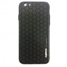 Оригинален гръб REMAX Gentleman за Apple iPhone 7 - черен / кръгове