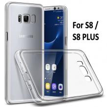 Ултра тънък силиконов калъф / гръб / TPU Ultra Thin за Samsung Galaxy S8 Plus G955 - прозрачен