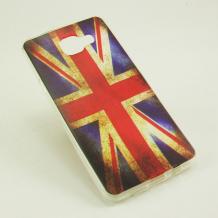 Силиконов калъф / гръб / TPU за Samsung Galaxy A3 2016 A310 - Retro British Flag