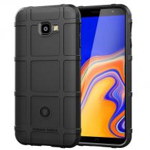 Оригинален силиконов калъф / гръб / Rugged Shield TPU Case за Samsung Galaxy J4 Plus 2018 - черен