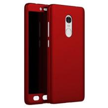 Твърд гръб Magic Skin 360° FULL за Xiaomi RedMi Note 4 / RedMi Note 4X - червен
