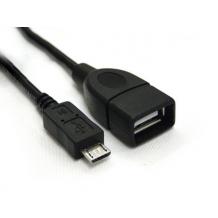 Micro USB OTG към USB кабел
