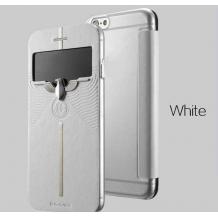 Луксозен калъф Flip тефтер S-View G-Case за Apple iPhone 6 4.7'' - бял