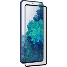 3D full cover Tempered glass Full Glue screen protector Huawei P Smart 2021 / Извит стъклен скрийн протектор с лепило от вътрешната страна за Huawei P Smart 2021 - черен