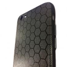 Оригинален гръб REMAX Gentleman за Apple iPhone 7 - черен / кръгове