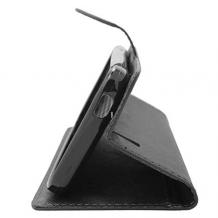 Кожен калъф Flip тефтер със стойка Mercury GOOSPERY Fancy Diary за HTC Desire 510 - черен