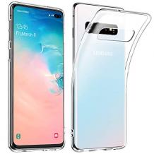 Луксозен силиконов калъф / гръб / ТПУ X-level за Samsung Galaxy S10 Plus - прозрачен