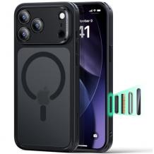 Оригинален гръб / Case Anti-Shock ESR Magsafe iPhone 17 Pro Camera Control MagSafe Compatible Military-Grade Protection Frosted Black