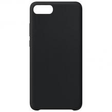 Луксозен гръб Silicone Case за Apple iPhone 7 Plus / iPhone 8 Plus - черен