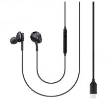Оригинални стерео слушалки AKG / handsfree / за Samsung Galaxy S24 Type-C - черни