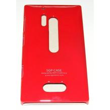 Заден предпазен твърд гръб / капак / SGP за Nokia Lumia 928 - червен