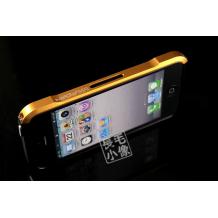 Луксозен метален Bumper за Apple iPhone 5/5G - черно / златисто