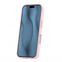 Силиконов калъф / гръб / TPU кейс Silicone Thin MagSafe за iPhone 17 Pro / iPhone 18 Pro - Светлорозов