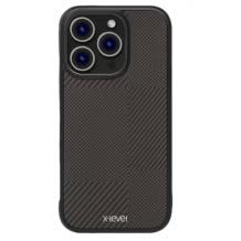 Луксозен гръб / кейс / X-Level Rhombus Series за Apple iPhone 16 (6.1) - черен
