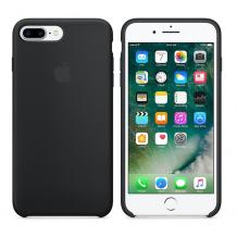 Оригинален гръб Silicone Cover за Apple iPhone 7 Plus / iPhone 8 Plus - черен
