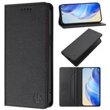 Кожен калъф Flip тефтер Magnetic Book Pro със стойка за Samsung Galaxy A05s - черен