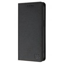 Кожен калъф Flip тефтер Magnetic Book Pro със стойка за Samsung Galaxy A07 4G - черен