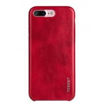 Луксозен гръб MOBEST Elite за Samsung Galaxy S8 G950 - кожен / червен