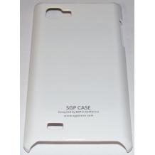 Заден предпазен твърд гръб / капак / SGP за LG Optimus 4X P880 - бял